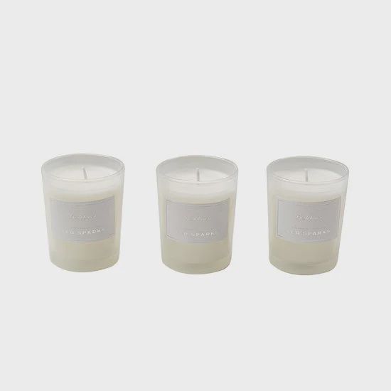 TED SPARKS - Mini Candle Gift Set Fresh Linen