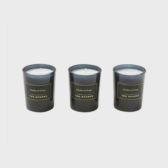 TED SPARKS - Mini Candle Gift Set Bamboo &amp; Peony