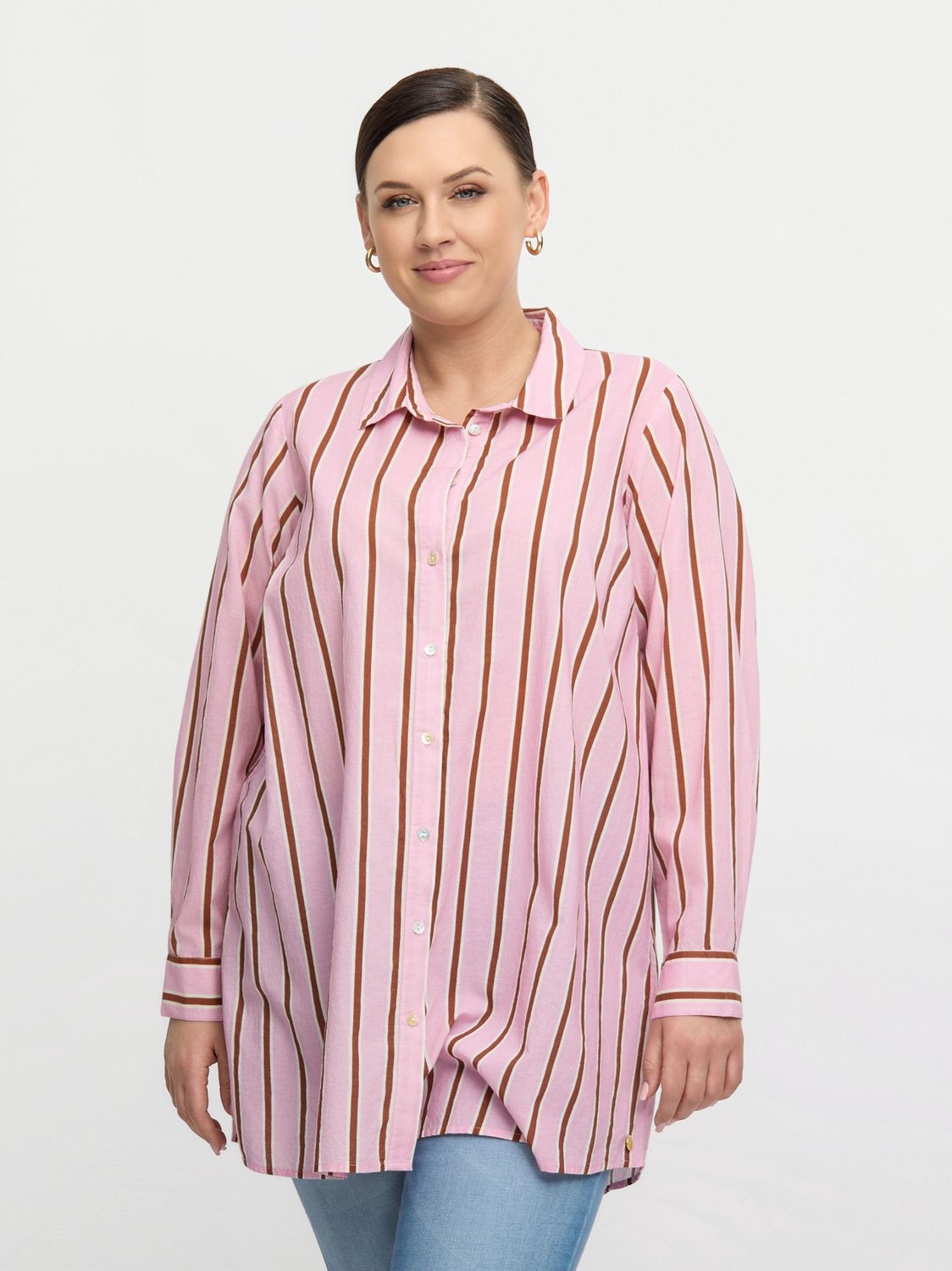 ARIA SHIRT 617 Soft Pink Mix