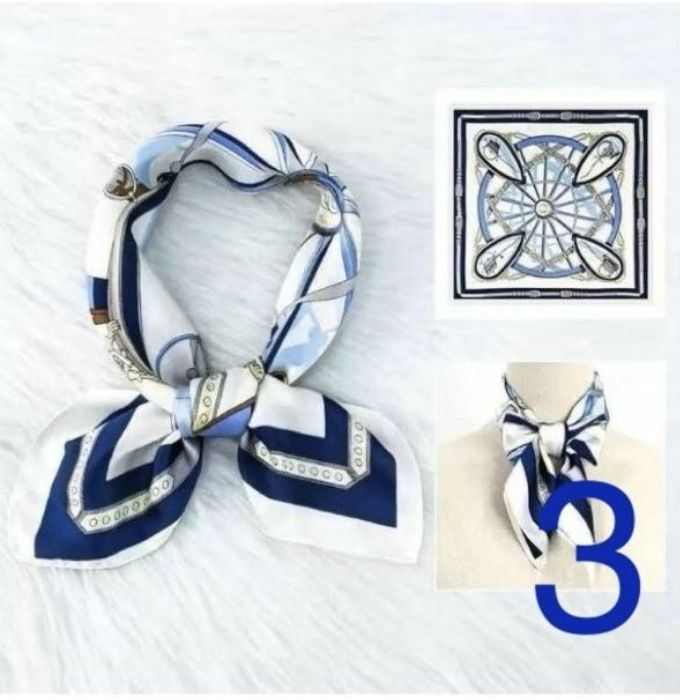 Bandana blauw marine look