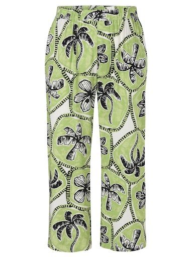 Broek straight appelgroen 563