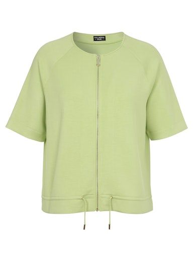 Vest met rits appelgroen 560