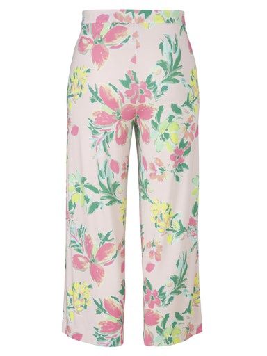 Broek zacht roze bloem  657