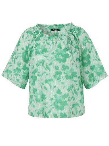 Blouse wit groen 547