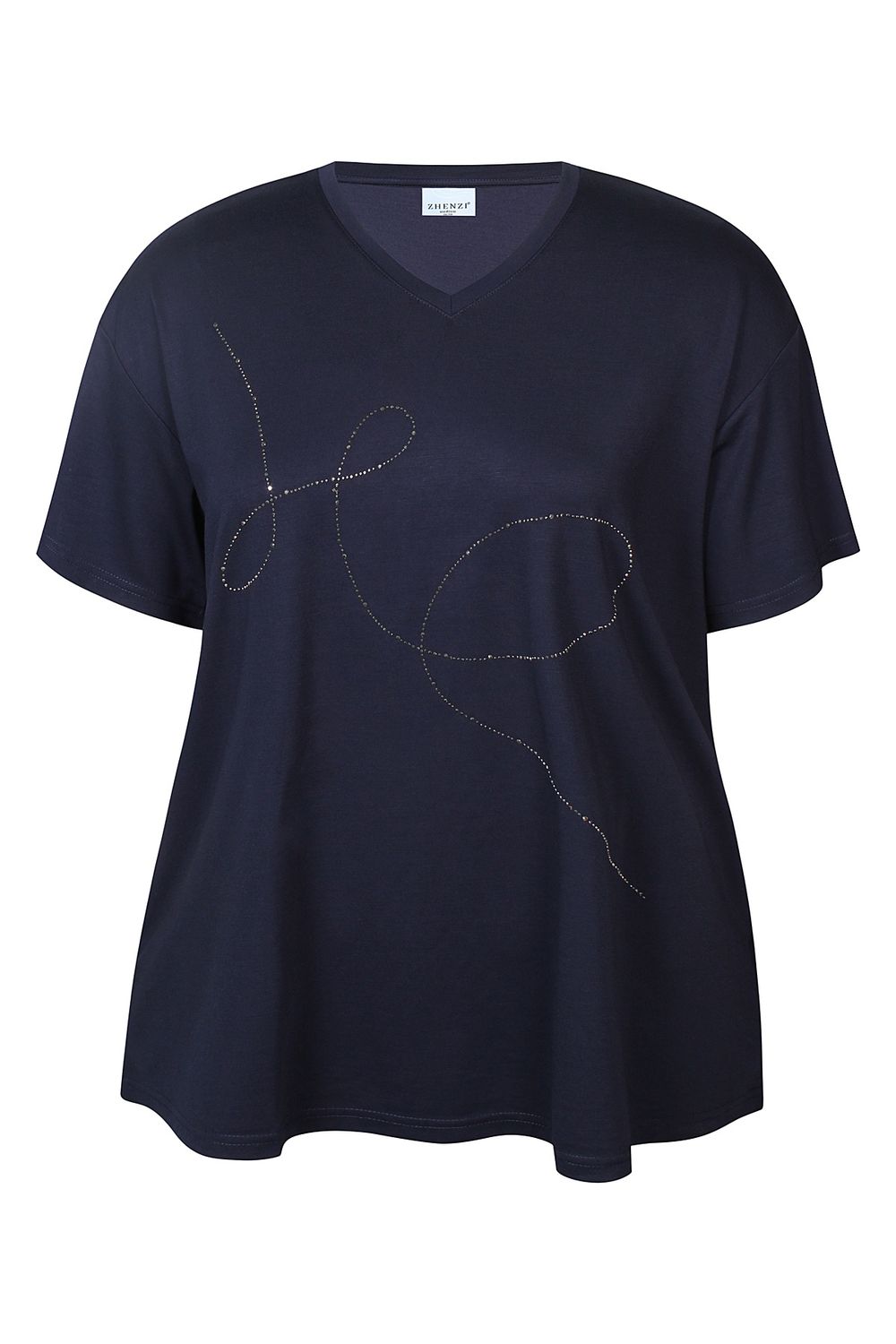 Zh-Helen 1351-T-shirt Navy