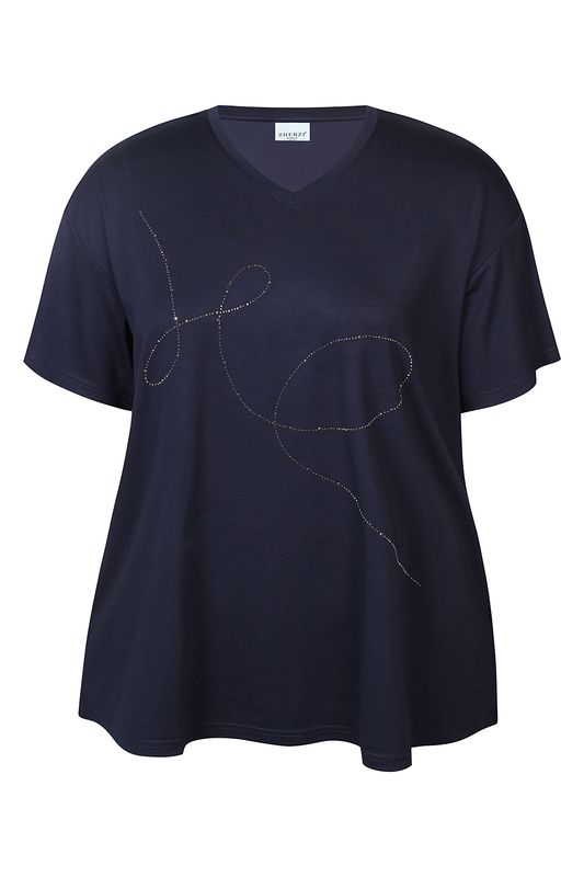 Zh-Helen 1351-T-shirt Navy