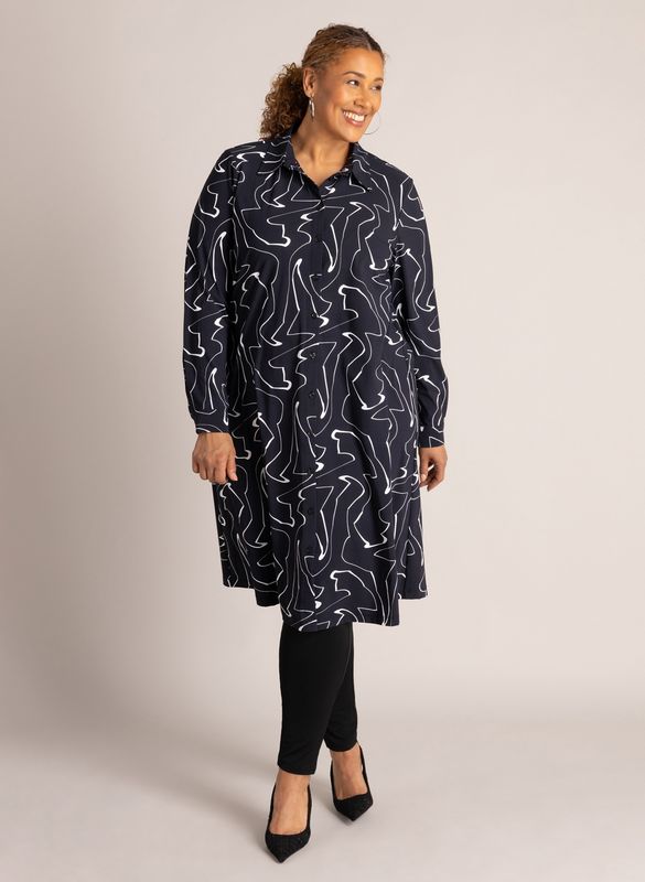 Jurk Nina Black Multi 9000696