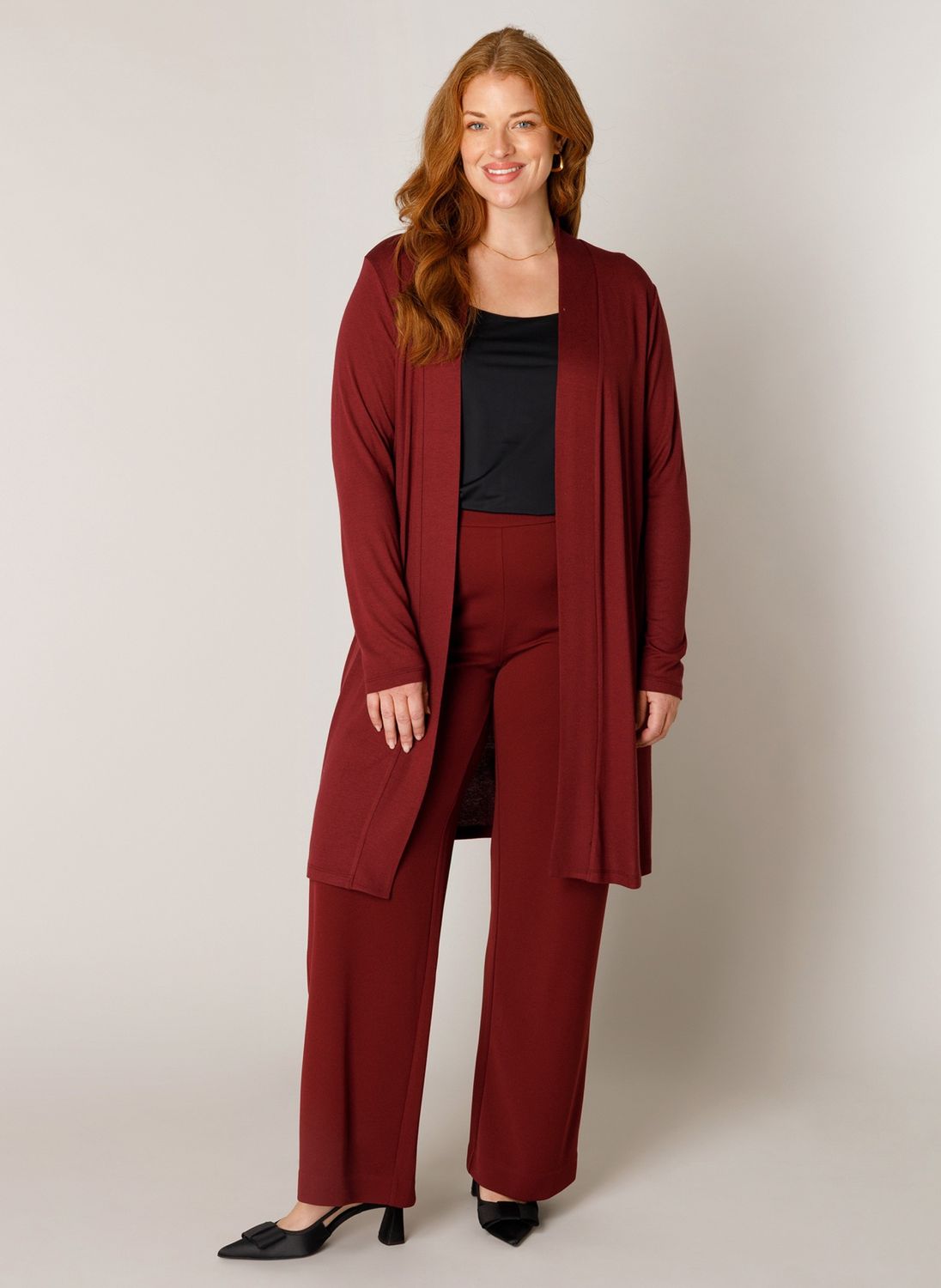 Ayla Long Wine Red 700001