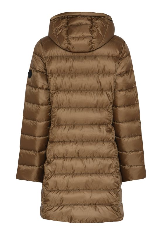 Downmix Long Jacket Bronze