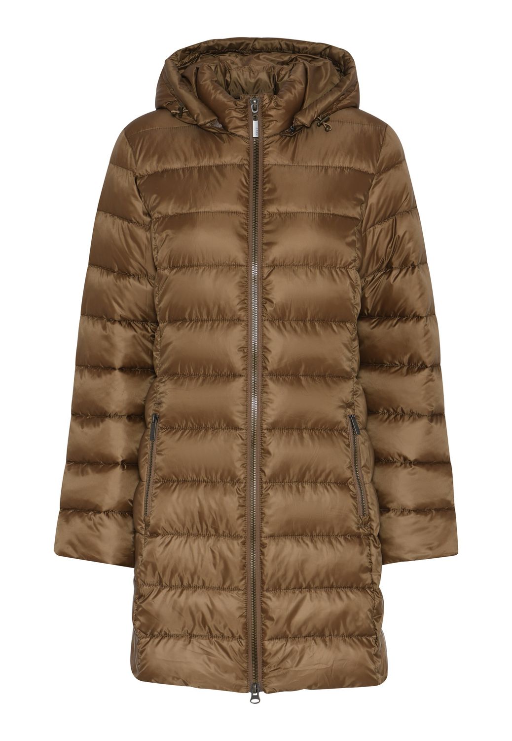 Downmix Long Jacket Bronze
