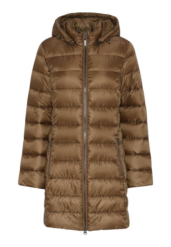 Downmix Long Jacket Bronze