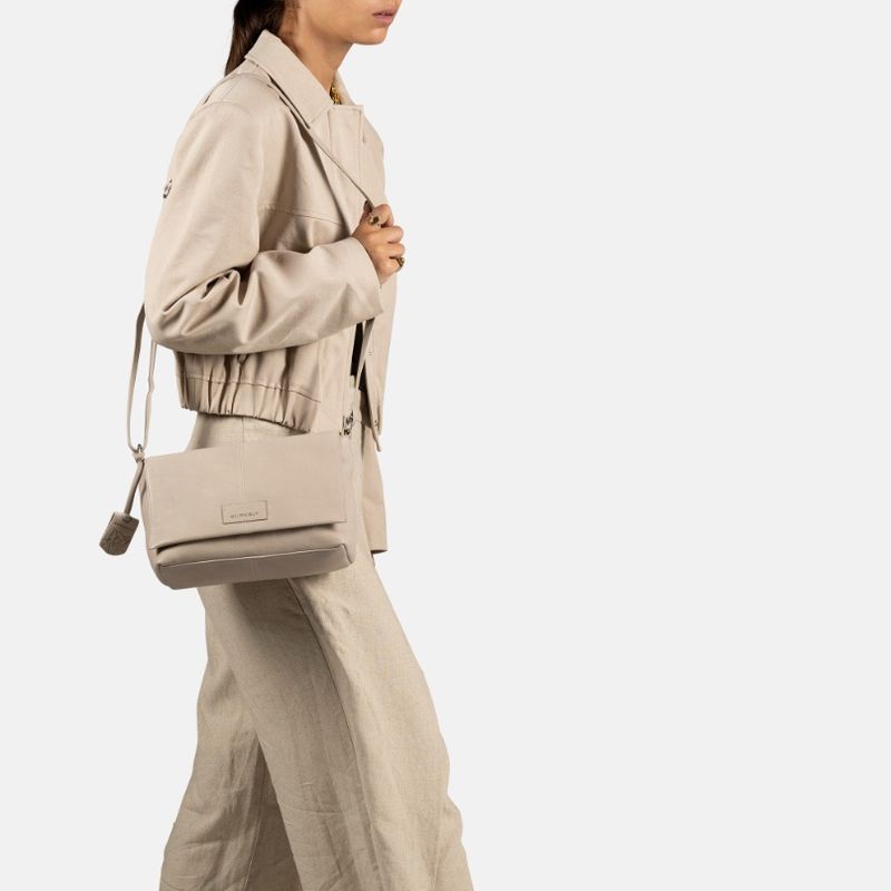 Soft Skylar Satchel Bag grey