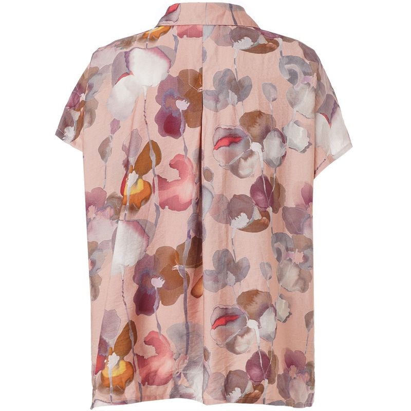 GKaisa Blouse Dusty rose with large flowers