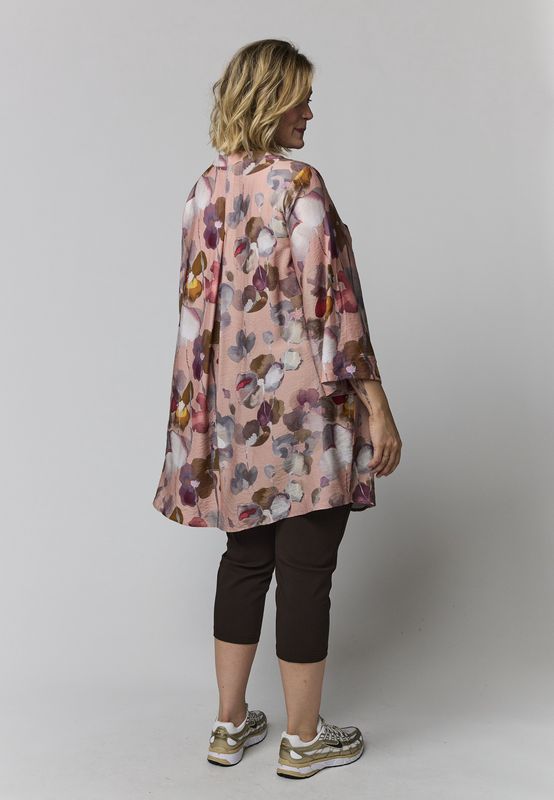 GSkuld Tunic Dusty rose with large flowers