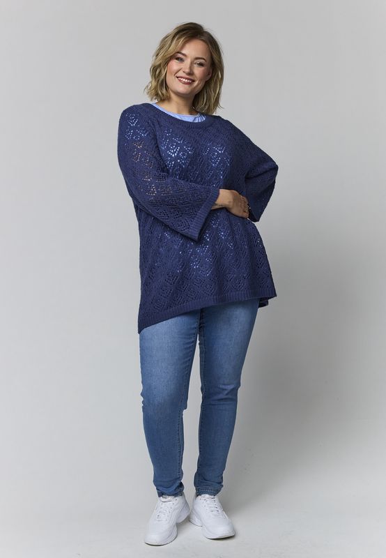 GElva knit blouse Blue