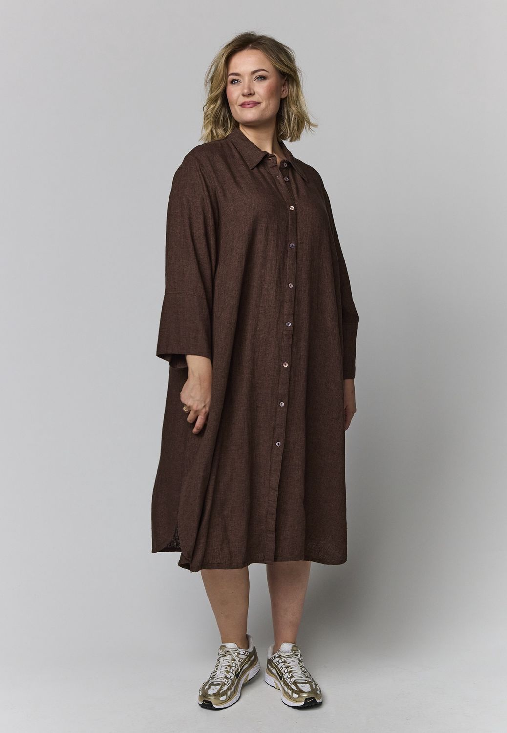 GMirella Shirt dress Brown