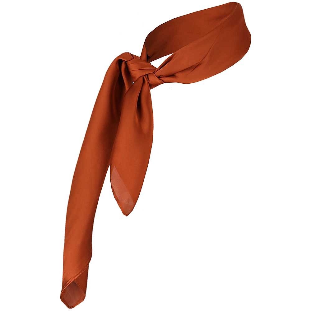 Bandana uni roest bruin