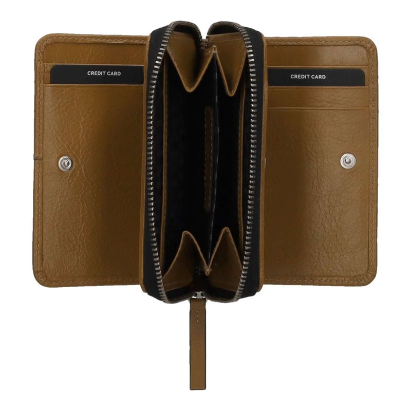 Myra Double Bifold Wallet mustard
