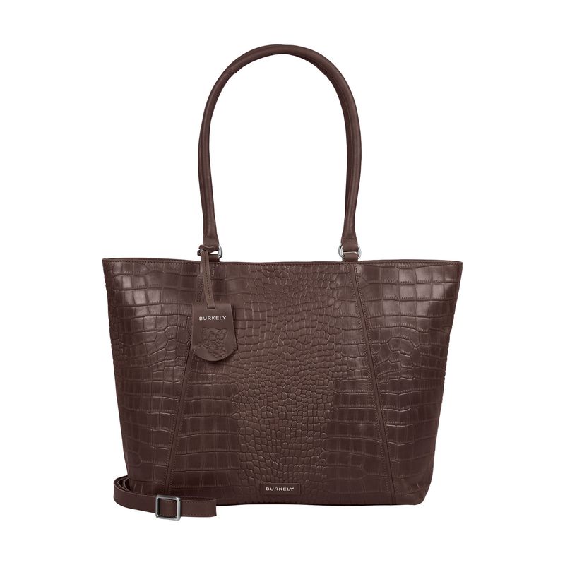 Cool Colbrie Wide tote 15.6" brandy