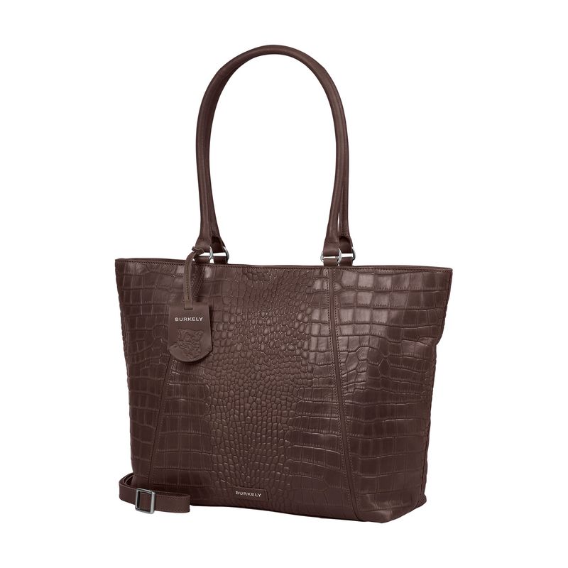 Cool Colbrie Wide tote 15.6" brandy