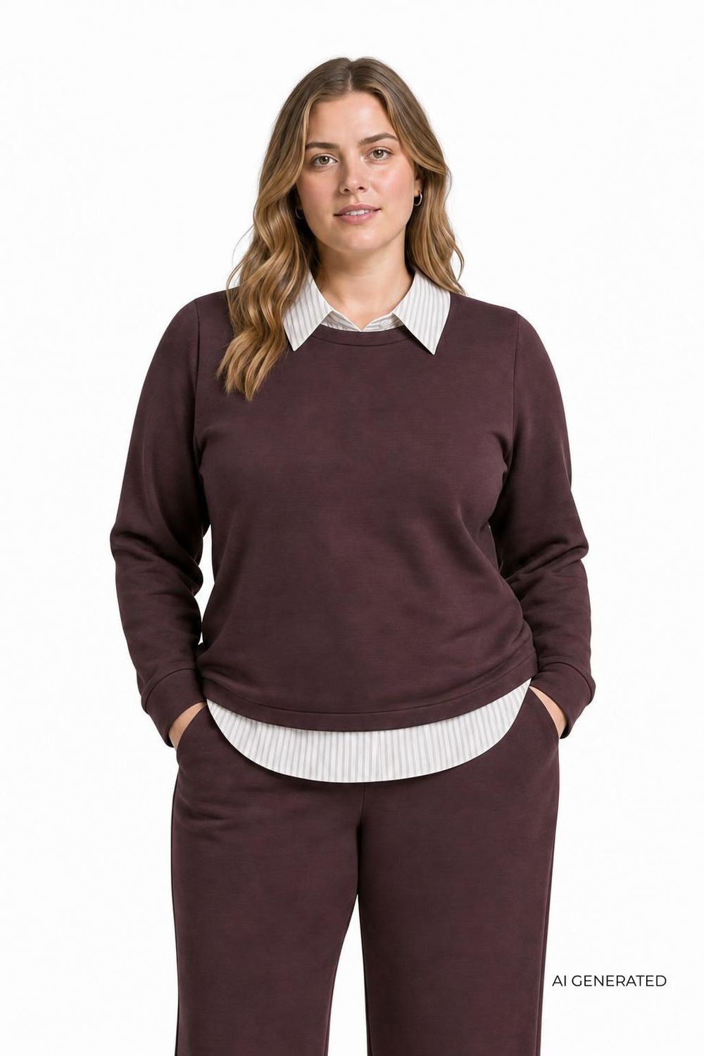 WA-SABINA 119 8980C CHOCOLATE PLUM COMBI