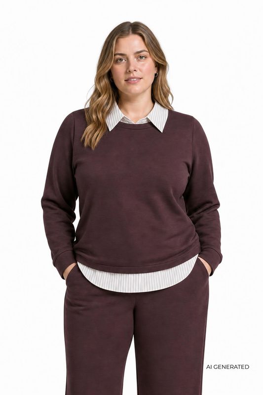 WA-SABINA 119 8980C CHOCOLATE PLUM COMBI