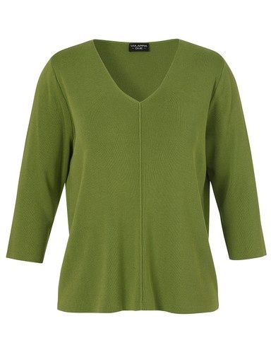 Trui v-hals smaragd 2614801