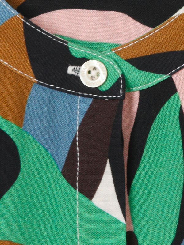 Blouse green leaf 2654667