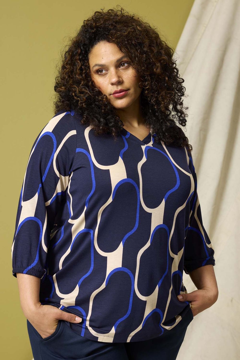 Zh-Sylva 1432-Blouse Cobalt blue