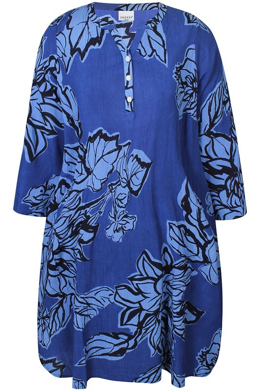Zh-Kesha 1458-Dress Cobalt blue