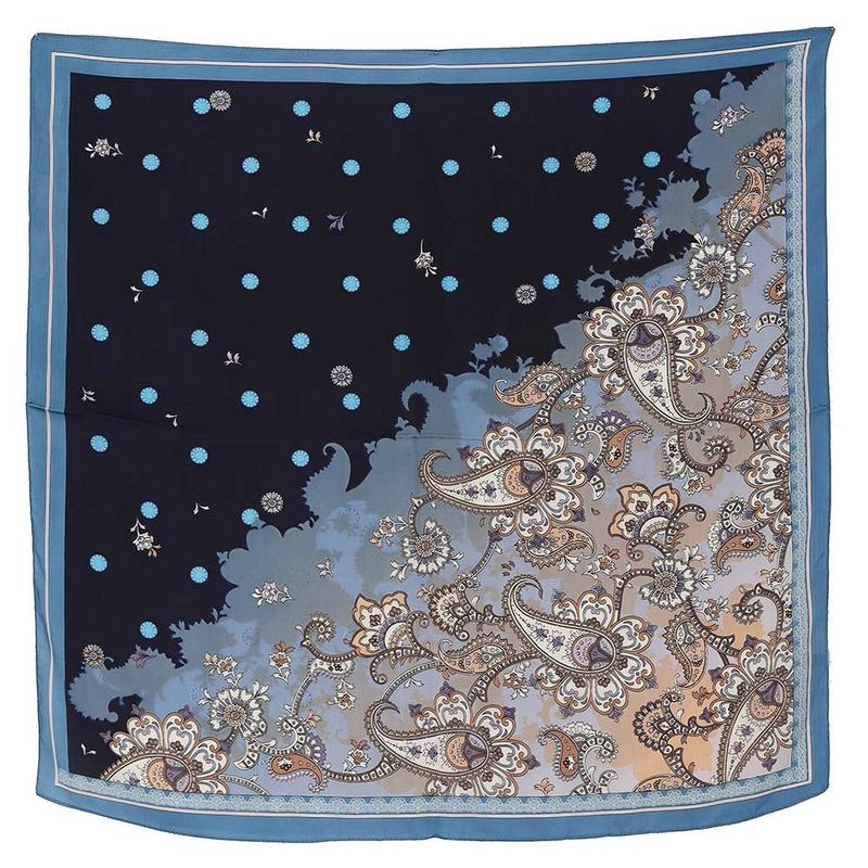 Bandana donker en licht blauw
