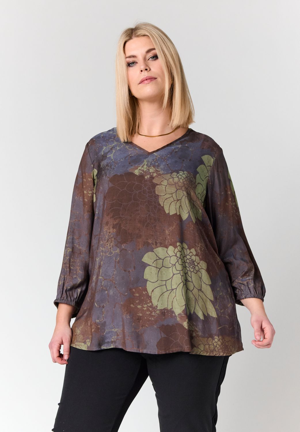 SEmmy Blouse S265830 Brown green mix