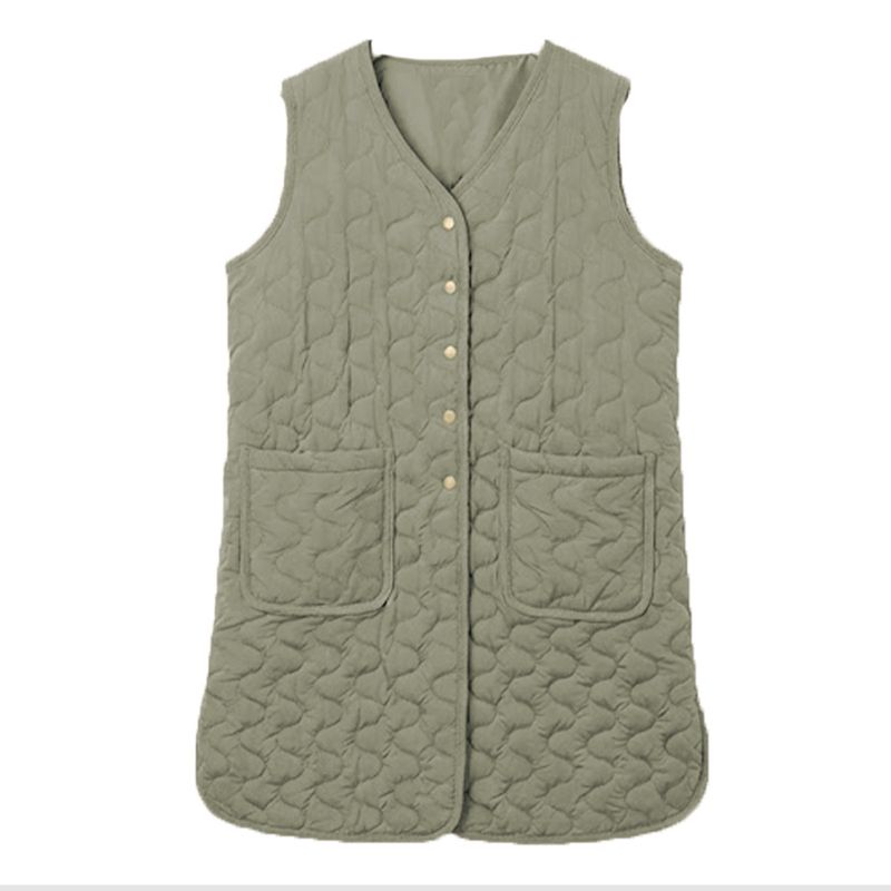 SSandy Quilted vest S265885 Olive