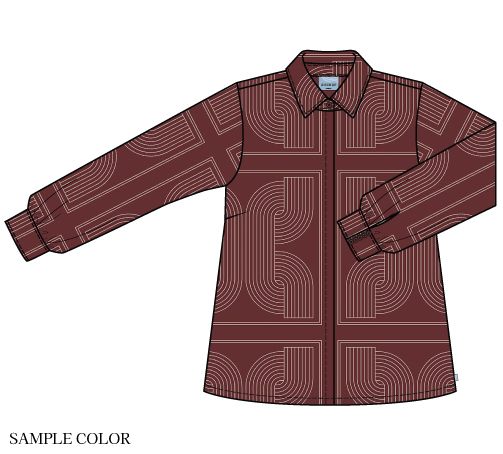 Zh-Linda 1530 Shirt Dark Maroon 201530