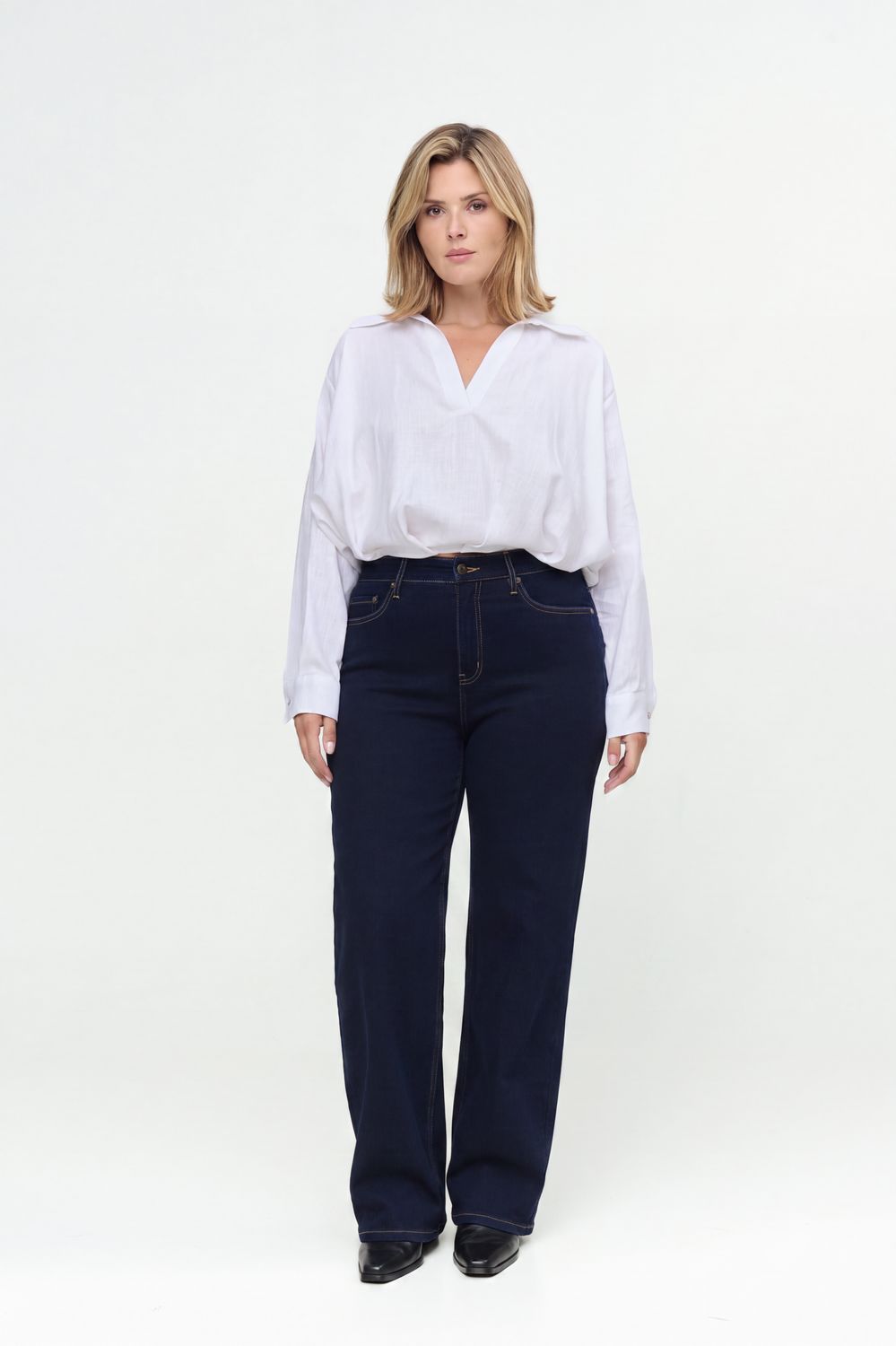 DIXI Dusk Blue - Wide Leg L32