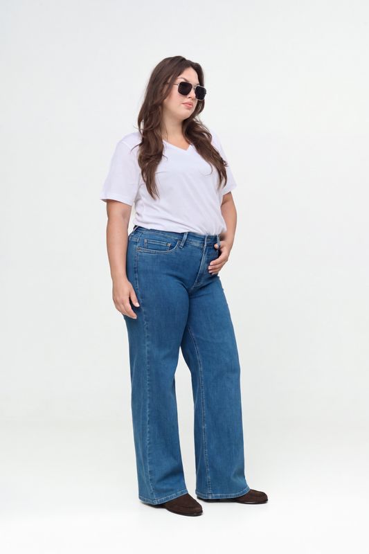DIXI Harley Blue - Wide Leg L34