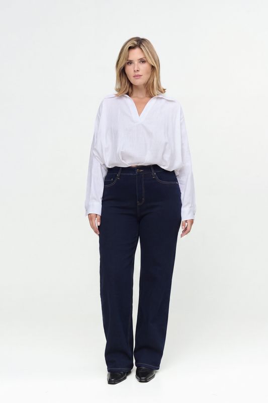 DIXI Dusk Blue - Wide Leg L 34