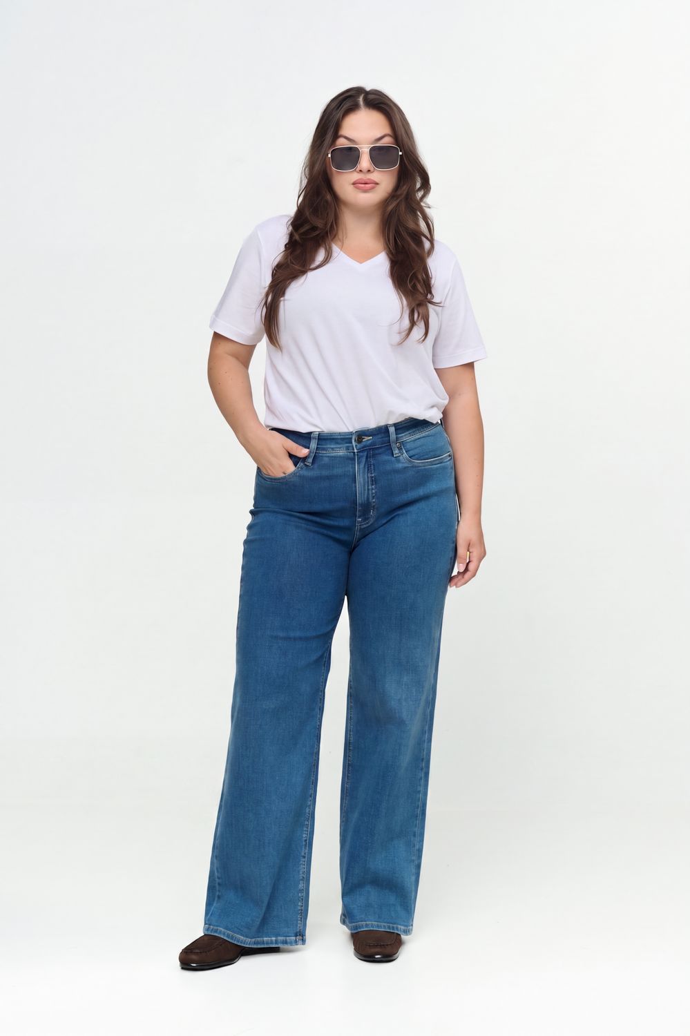 DIXI Harley Blue - Wide Leg L 32
