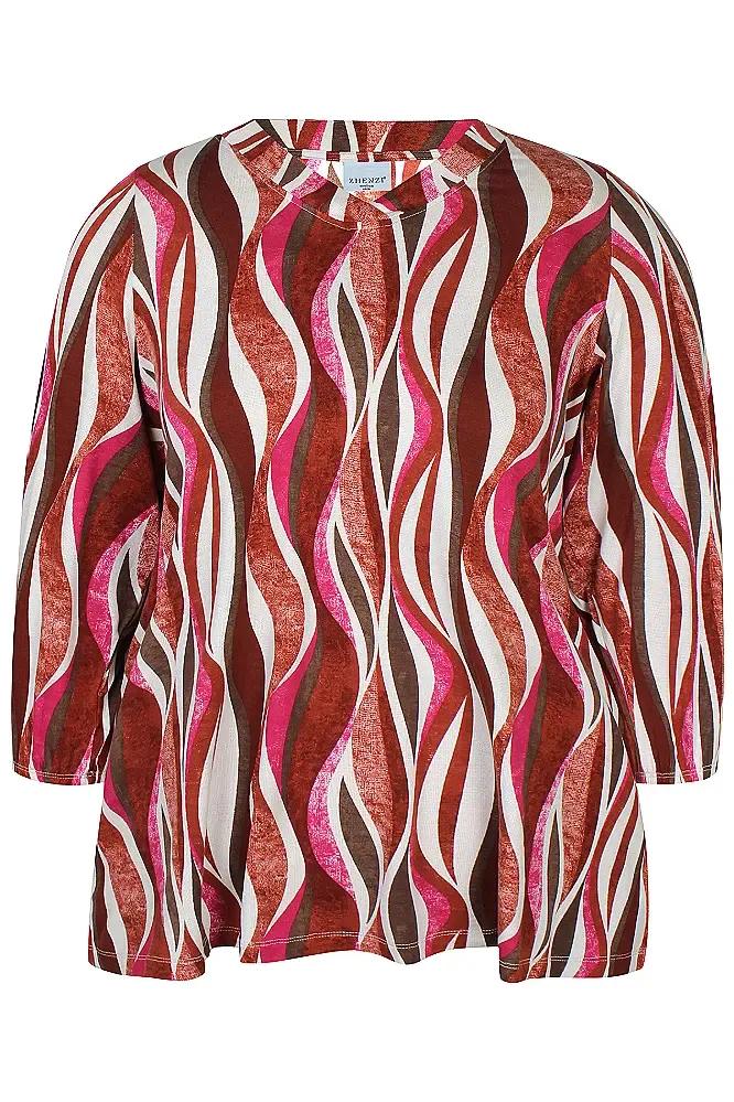 Zh-Sylva 1511 Blouse Dark Maroon 201511