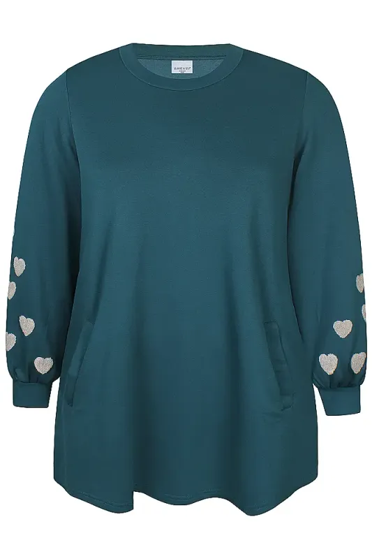 Zh-Mya 1518 Tunic Transformative teal 201518