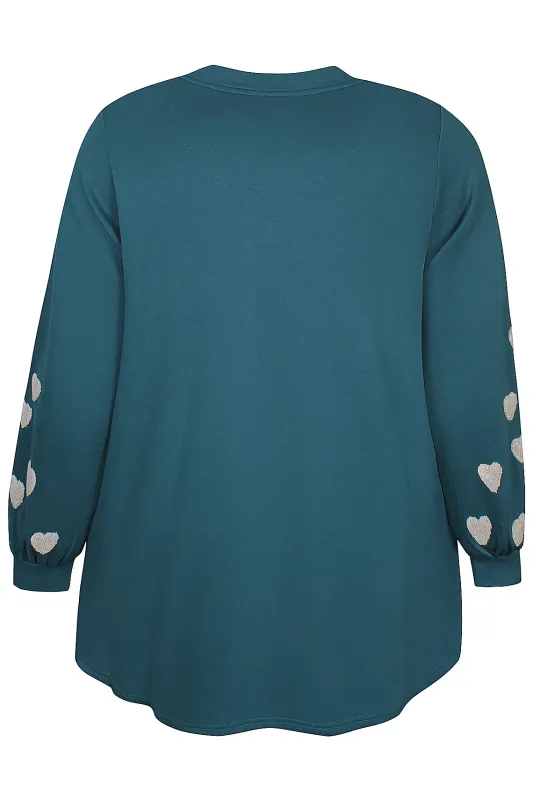 Zh-Mya 1518 Tunic Transformative teal 201518