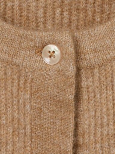 Vest mouwloos camel 2615874