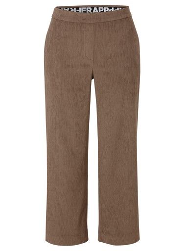 Broek suedine straight bruin 2655621