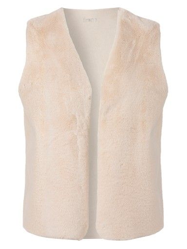 Bodywarmer bont creme 2655701