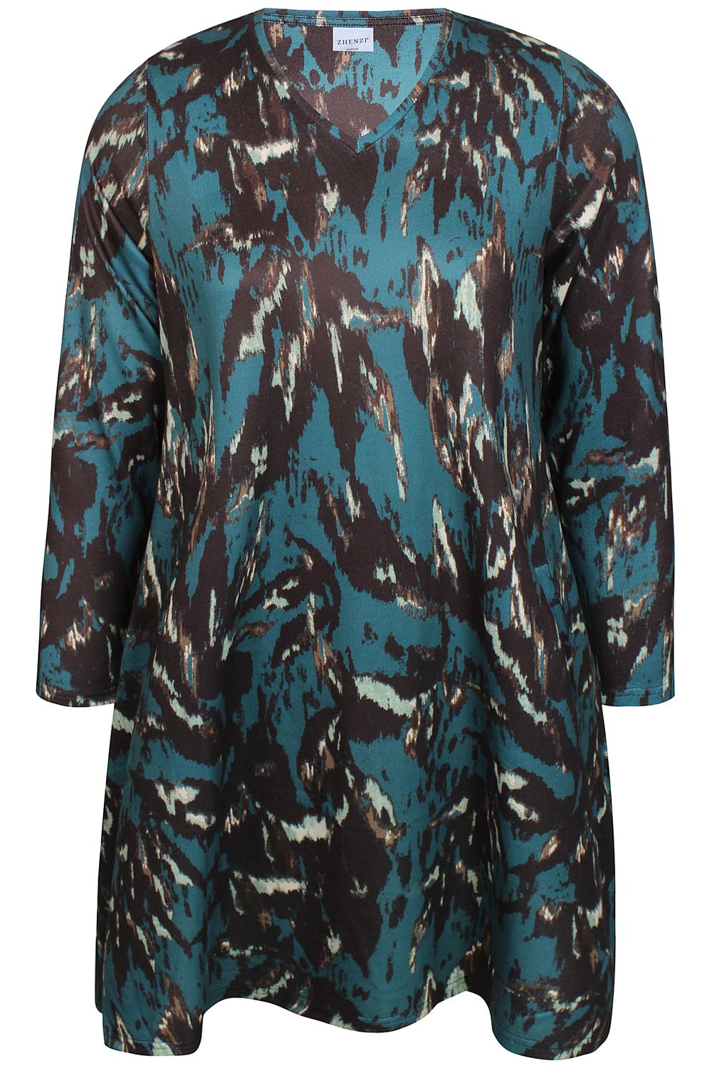 Zh-Ainsley 1490 Tunic Transformative teal 201490