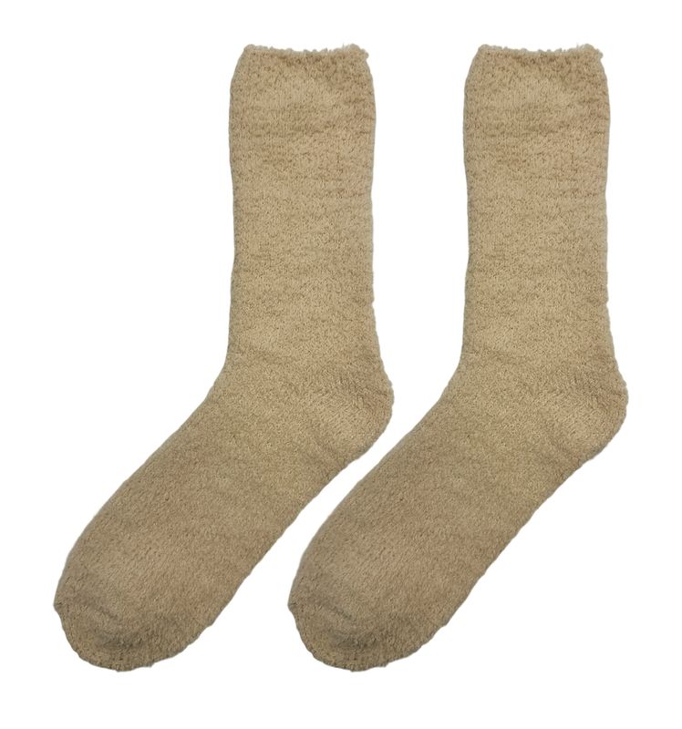Zh-Cate 307 Fluffy Socks Sandshell 201562