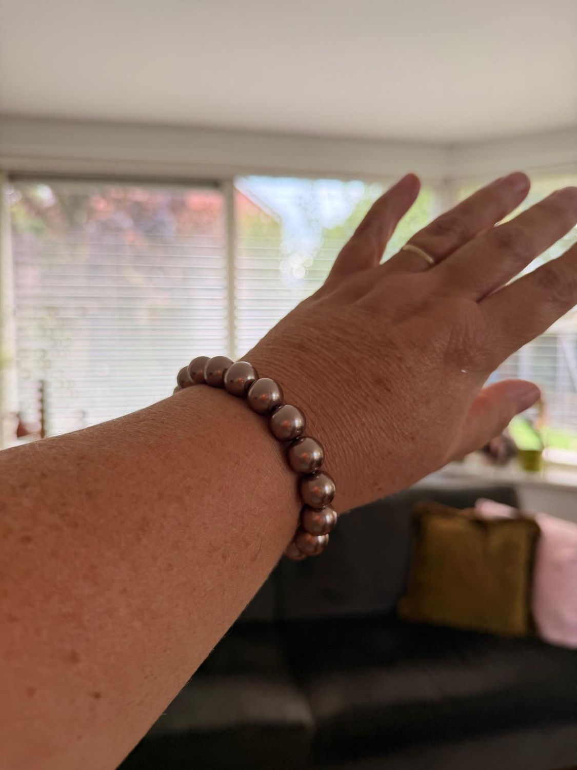armband parel beige 12mm