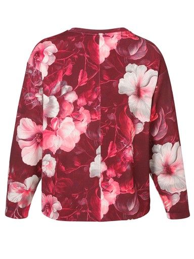 Trui bordeaux bloem 2615733