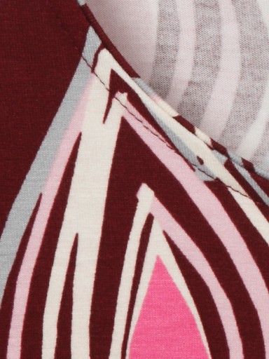 Shirt bordeaux grafisch 2625730