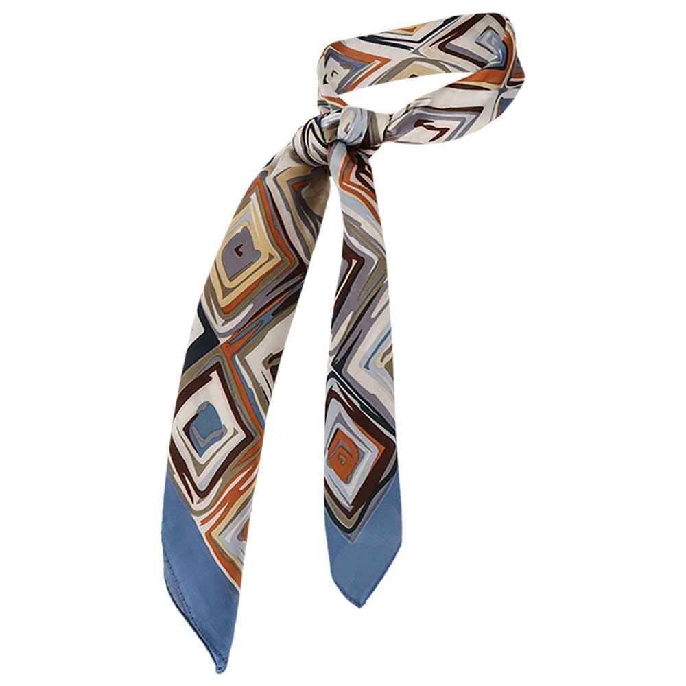 Bandana blauw multi vierkantjes
